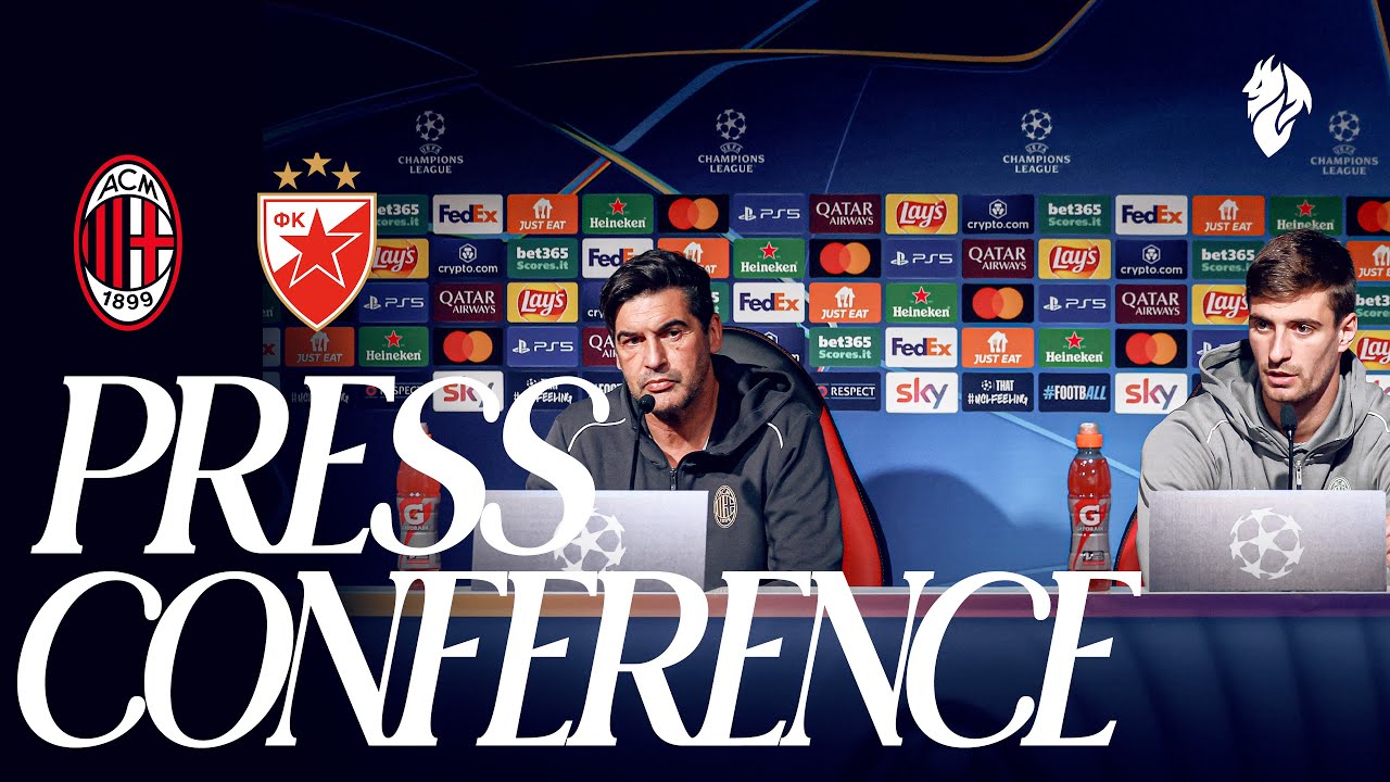 conférence de presse de l’entraîneur fonseca et matteo gabbia | ligue des champions