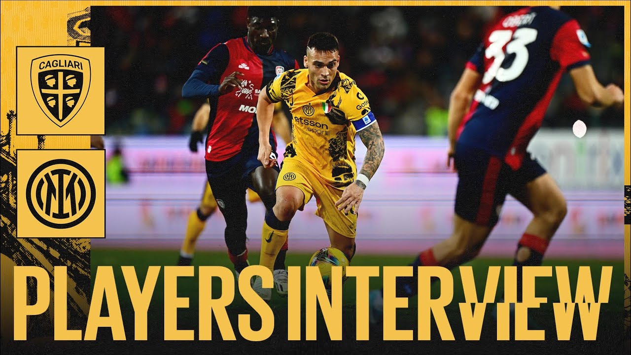 les interviews de bastoni et lautaro | cagliari 0 3 inter 🎙️⚫🔵