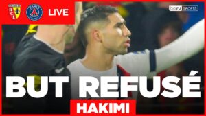 live – le but controversé d’hakimi annulé pour hors jeu !