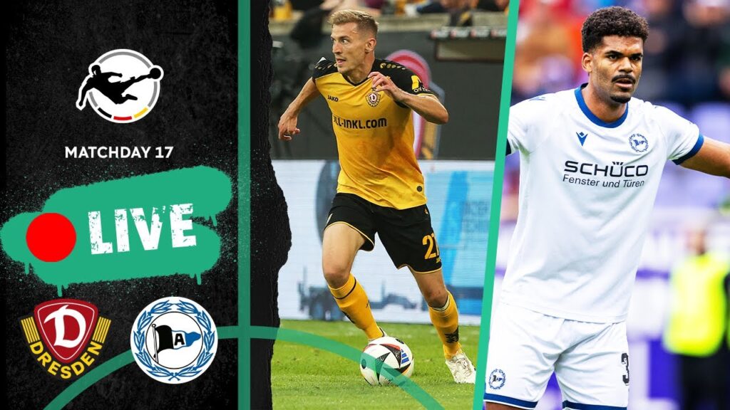 match en direct : dynamo dresden contre arminia bielefeld | 3ème division 2024/25