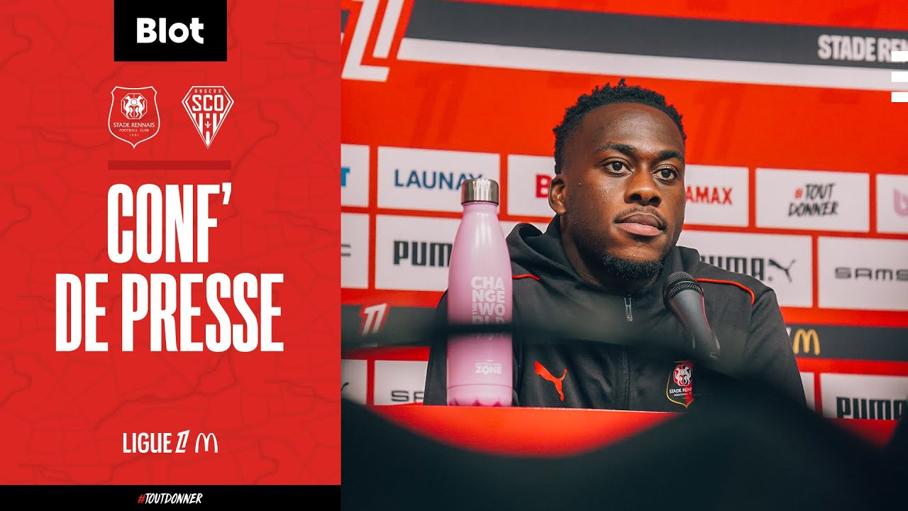 préparation intense : la conférence de presse avant le match entre le stade rennais f.c. et angers sco 📽🎙