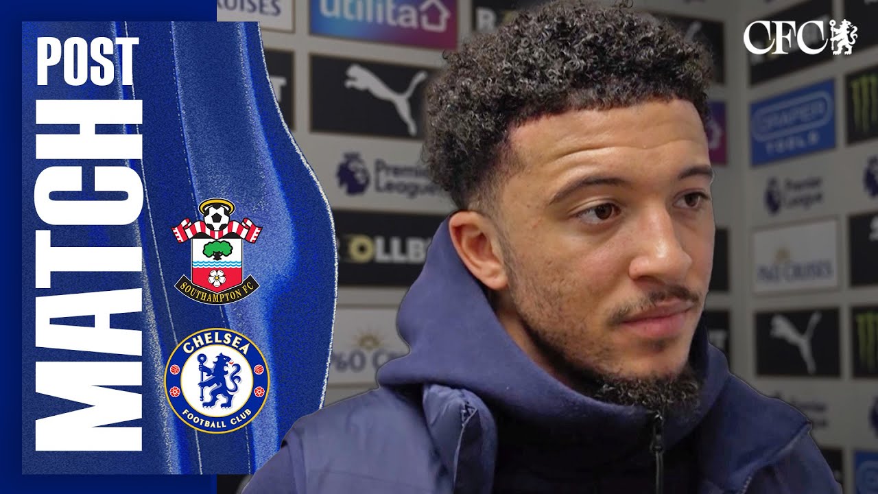 réactions de maresca & sancho après la défaite des saints ! | southampton 1 5 chelsea | pl 2024/25