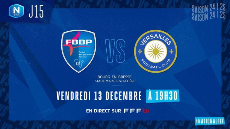 résumé du match j15 : fbbp01 – fc versailles (1 0) | national fff 2024 2025