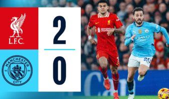 résumé du match : liverpool 2 0 man city | buts de salah & gakpo | premier league