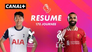 résumé du match tottenham contre liverpool – premier league 2024 25 (j17)