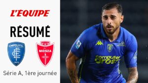 série a 2024 25 : résumé du match empoli – monza (1ère journée)