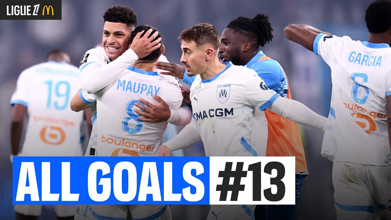 tous les buts de la 13ème journée – ligue 1 mcdonald’s 24/25 en exclusivité