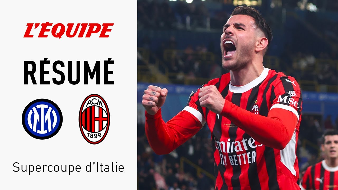 drama en supercoupe d’italie : l’ac milan triomphe de l’inter dans les derniers instants !