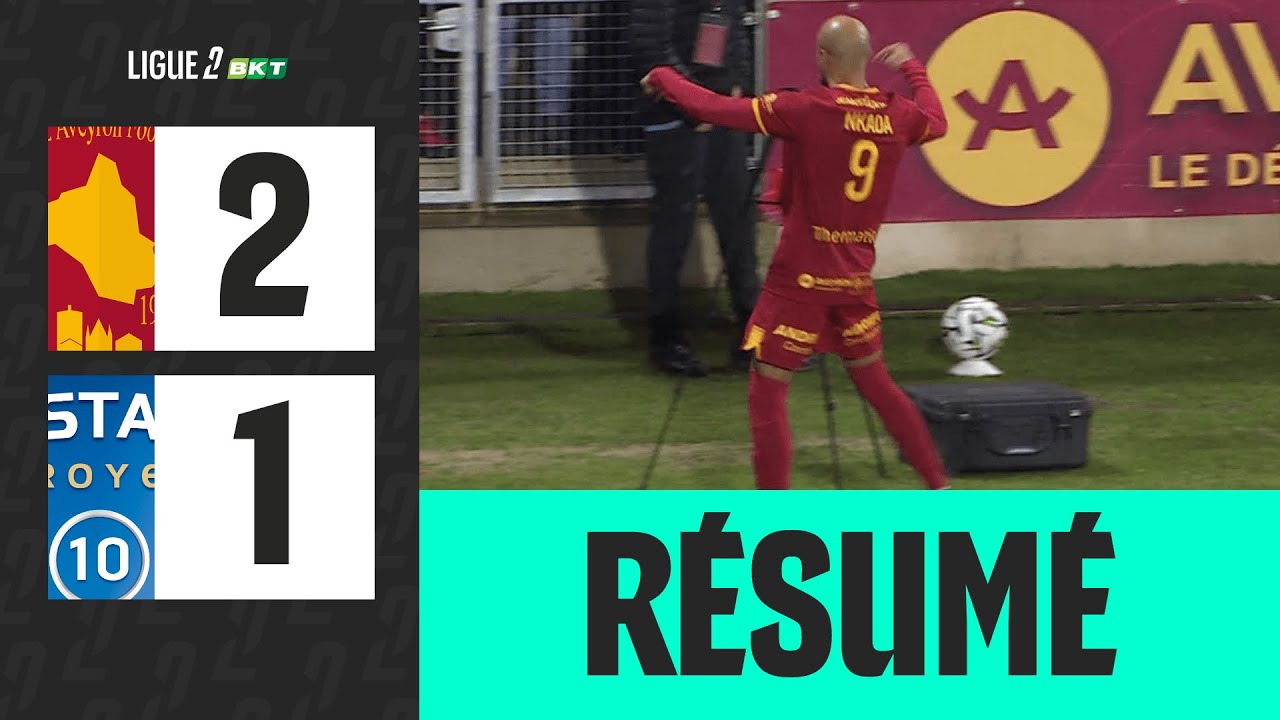 résumé du match : rodez aveyron football vs estac troyes (2 1) – 18ème journée de ligue 2 bkt 24/25