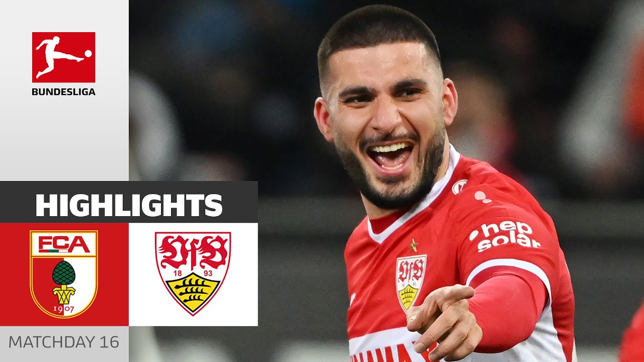 undav fait la différence ! | fc augsbourg – vfb stuttgart | temps forts | journée 16 – bundesliga 2024/25